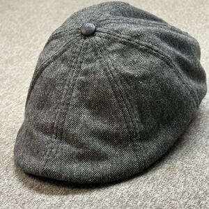 Boston Scally Co Peaky Blinders Collection Newsboy Hat Men's M/L Gray Cap Flat‎